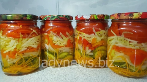 Овощной салат на зиму